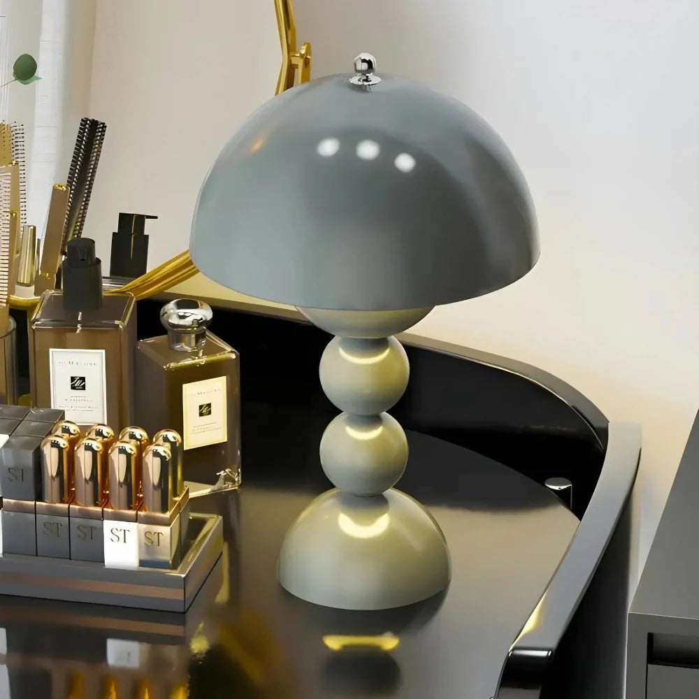 Scandinavian Table Lamp with Gold Accents – Minimalist Design for Home and Office 17