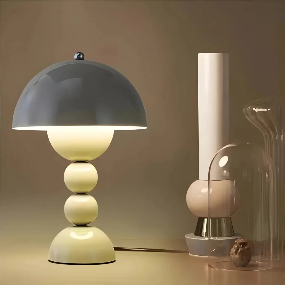 Scandinavian Table Lamp with Gold Accents – Minimalist Design for Home and Office 32