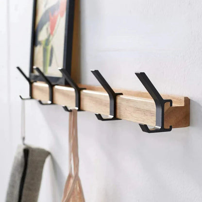 Nordic Design Wall Coat Rack with Movable Double Hooks – Stylish and Durable Storage Solution 1