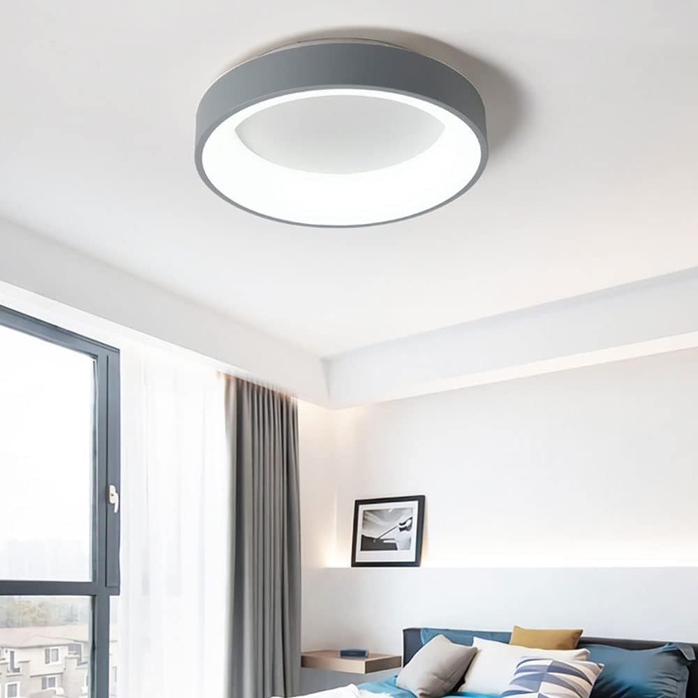 Modern Round LED Ceiling Light with Remote Control – Energy-Efficient Minimalist Design 12