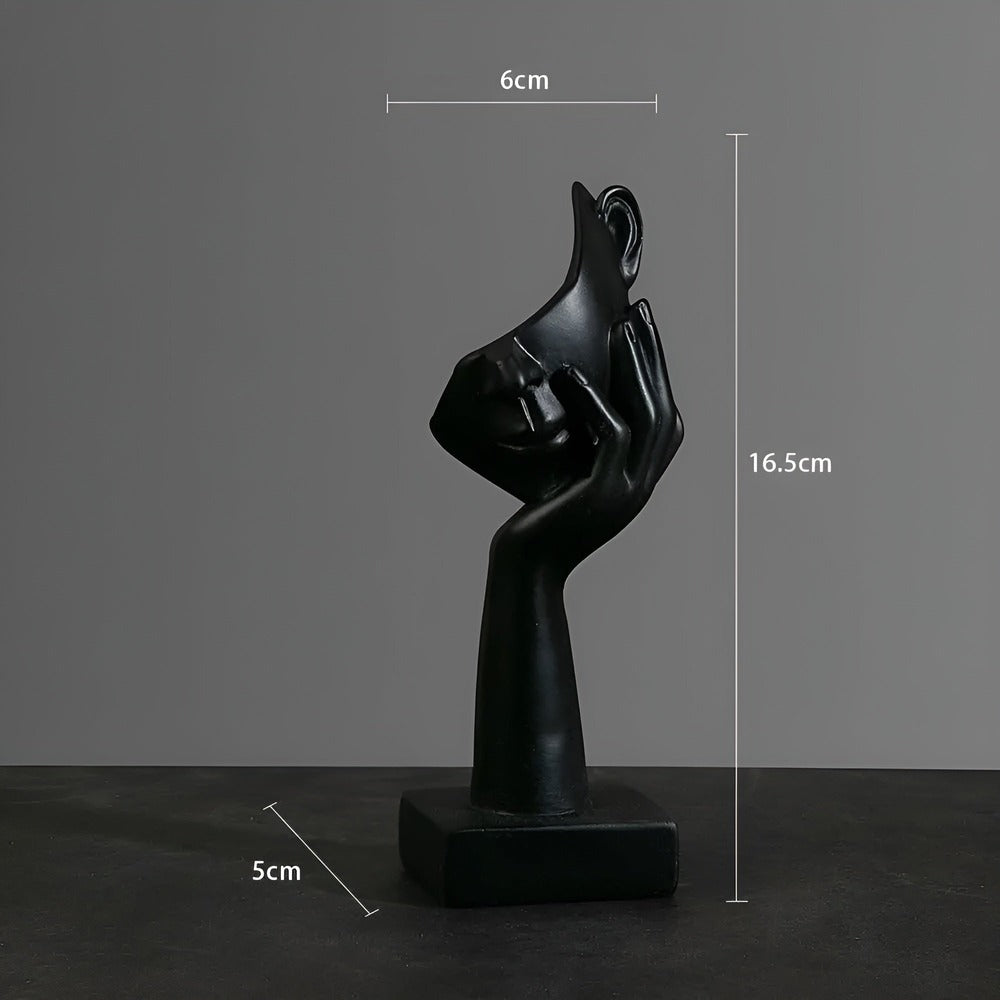Abstract Resin Sculpture – Minimalist Nordic Design for Home and Office Décor 10