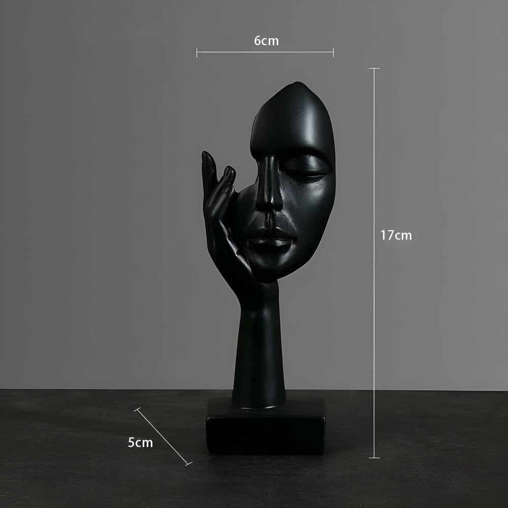 Abstract Resin Sculpture – Minimalist Nordic Design for Home and Office Décor 11