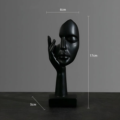 Abstract Resin Sculpture – Minimalist Nordic Design for Home and Office Décor 11