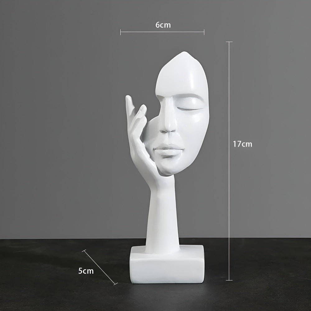 Abstract Resin Sculpture – Minimalist Nordic Design for Home and Office Décor 6