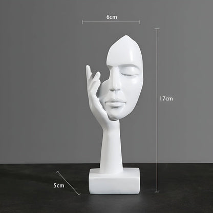 Abstract Resin Sculpture – Minimalist Nordic Design for Home and Office Décor 6