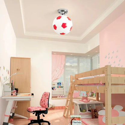 Football-Inspired LED Ceiling Light for Kids' Rooms – Stylish and Playful Design 2
