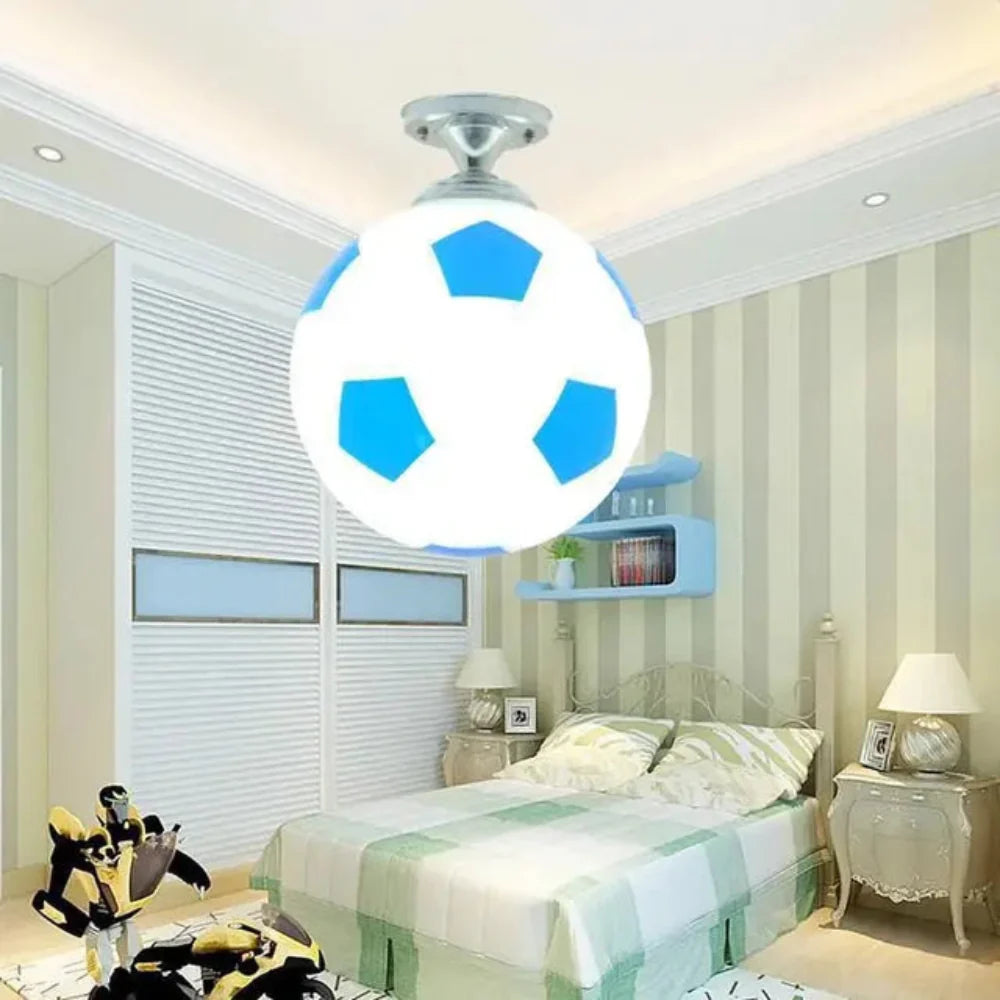 Football-Inspired LED Ceiling Light for Kids' Rooms – Stylish and Playful Design 3