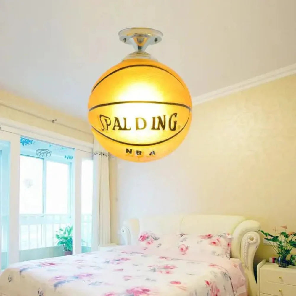 Football-Inspired LED Ceiling Light for Kids' Rooms – Stylish and Playful Design 4