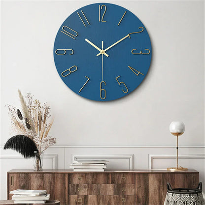 Minimalist Wall Clock with 3D Design – Silent Quartz Movement for Modern Interiors 3