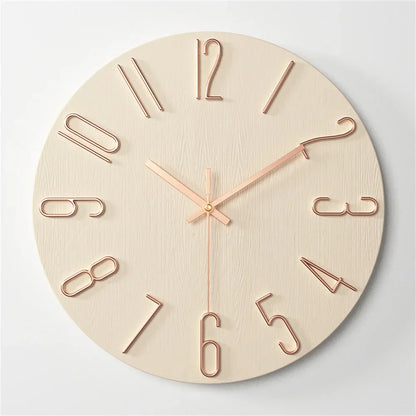 Minimalist Wall Clock with 3D Design – Silent Quartz Movement for Modern Interiors 12