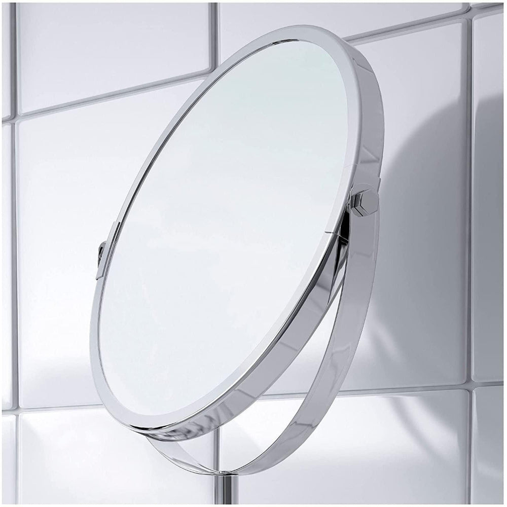 Wall-Mounted Mirror with 2.5x Magnification and Extendable Arm – Stainless Steel Bathroom Accessory 3