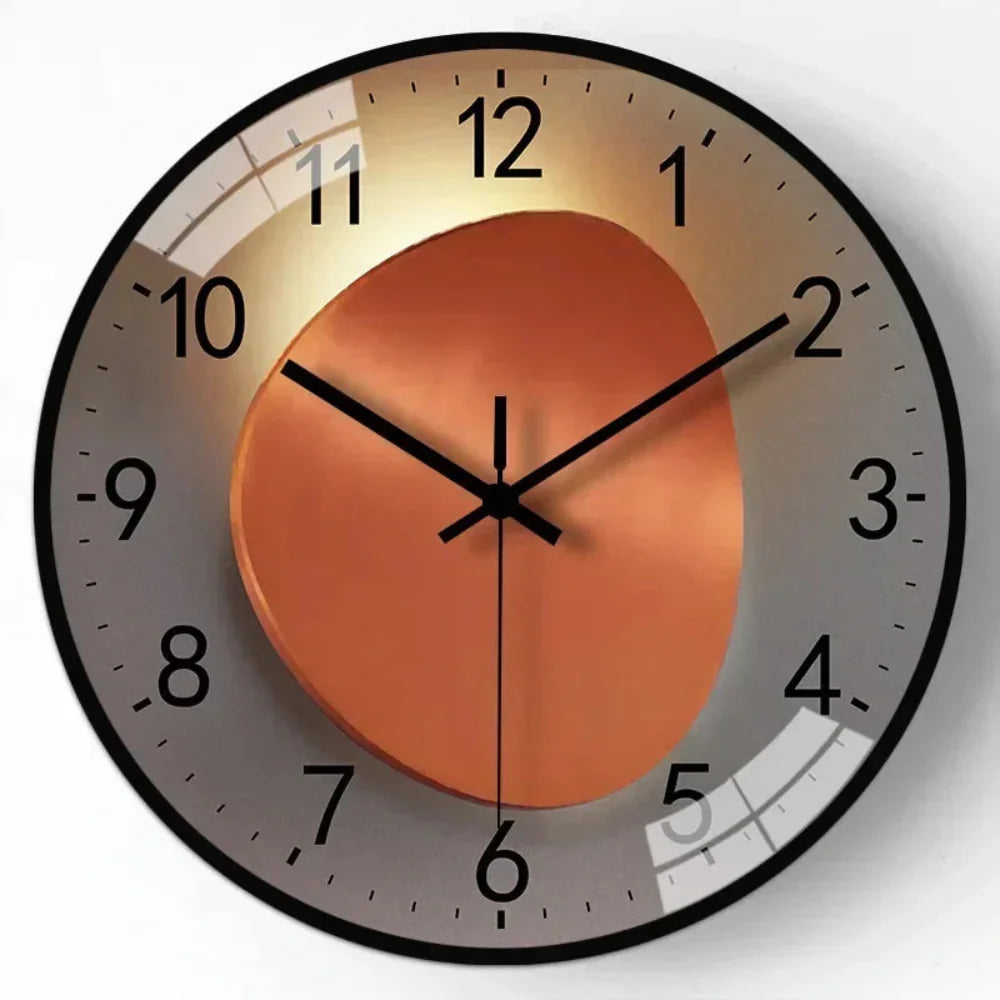 Modern Designer Wall Clock – Minimalist Silent Quartz Clock for Home and Office Decor 9