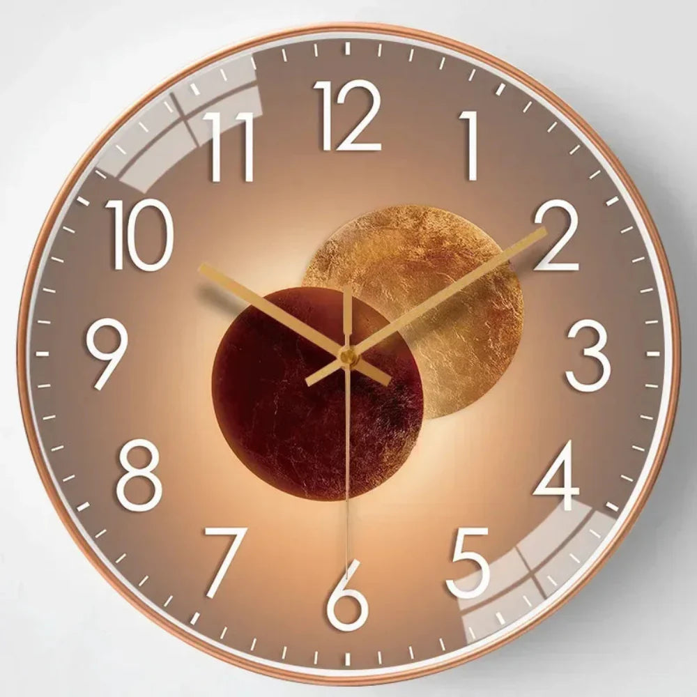Modern Designer Wall Clock – Minimalist Silent Quartz Clock for Home and Office Decor 10