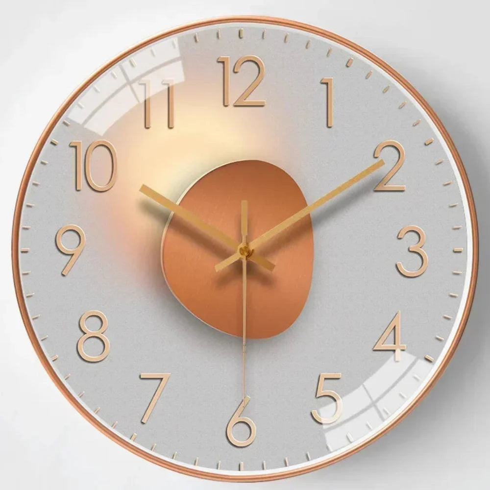 Modern Designer Wall Clock – Minimalist Silent Quartz Clock for Home and Office Decor 11