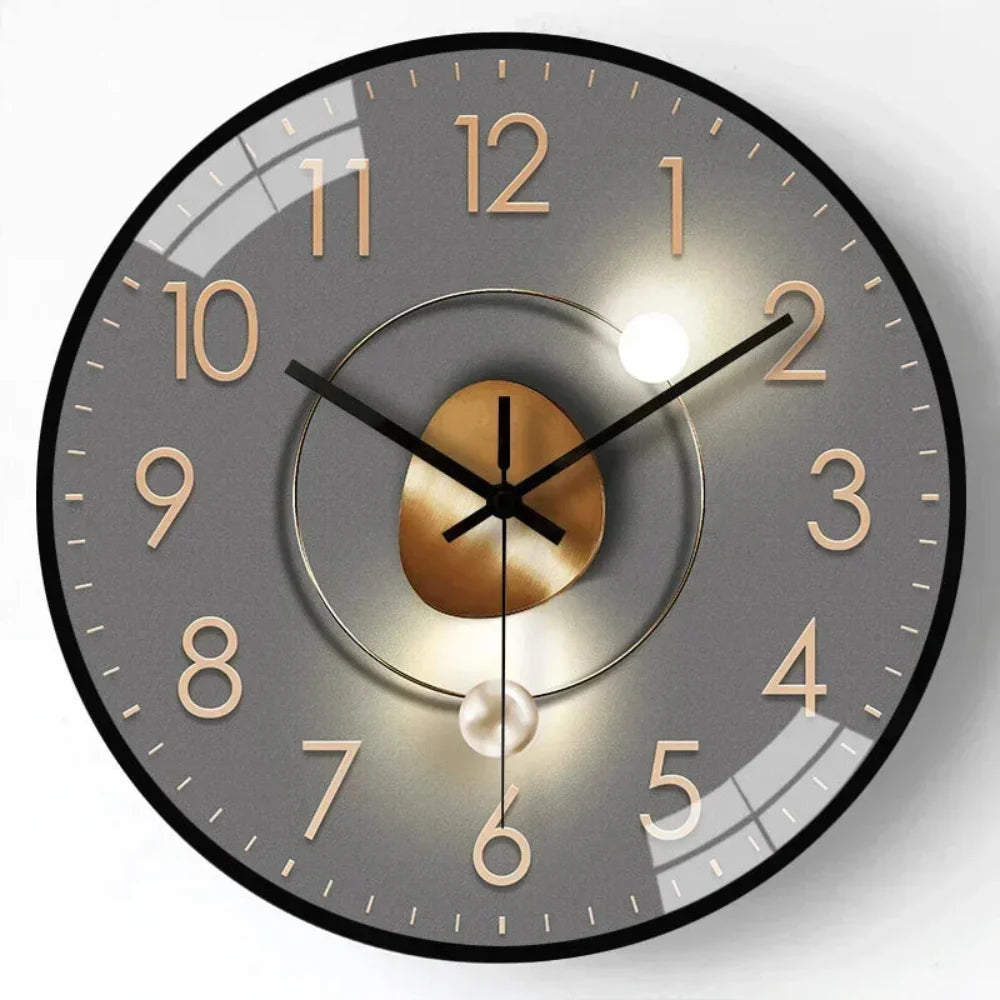 Modern Designer Wall Clock – Minimalist Silent Quartz Clock for Home and Office Decor 12