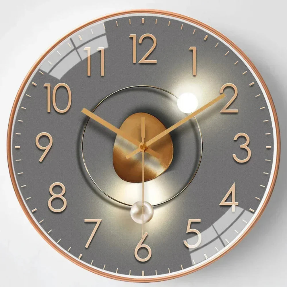 Modern Designer Wall Clock – Minimalist Silent Quartz Clock for Home and Office Decor 13