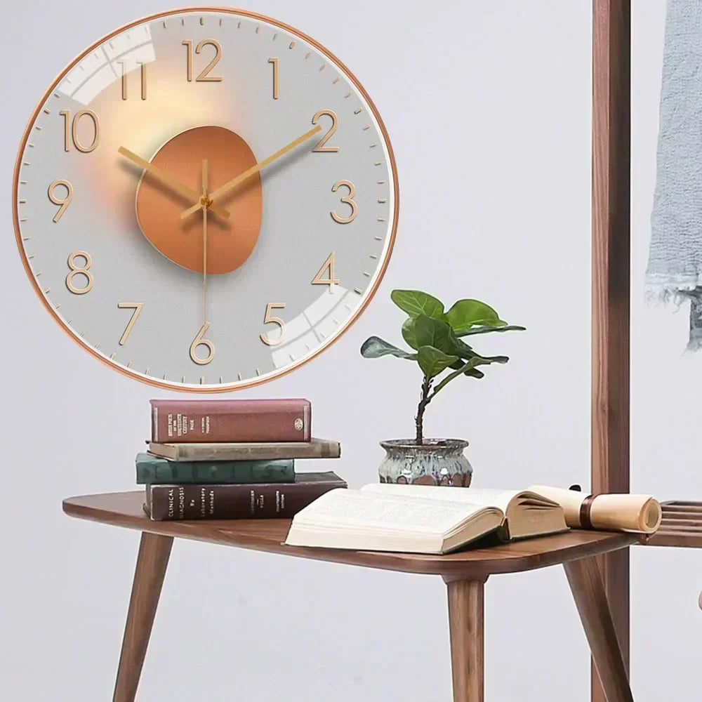 Modern Designer Wall Clock – Minimalist Silent Quartz Clock for Home and Office Decor 3