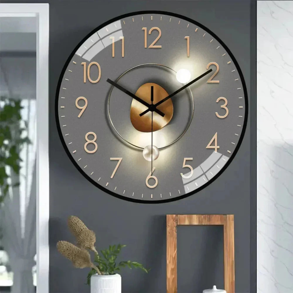 Modern Designer Wall Clock – Minimalist Silent Quartz Clock for Home and Office Decor 5