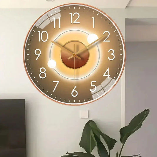 Modern Designer Wall Clock – Minimalist Silent Quartz Clock for Home and Office Decor 1