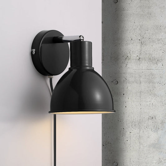 Scandinavian Minimalist Wall Light with Adjustable Shade – Perfect for Reading Nooks and Accent Lighting 1