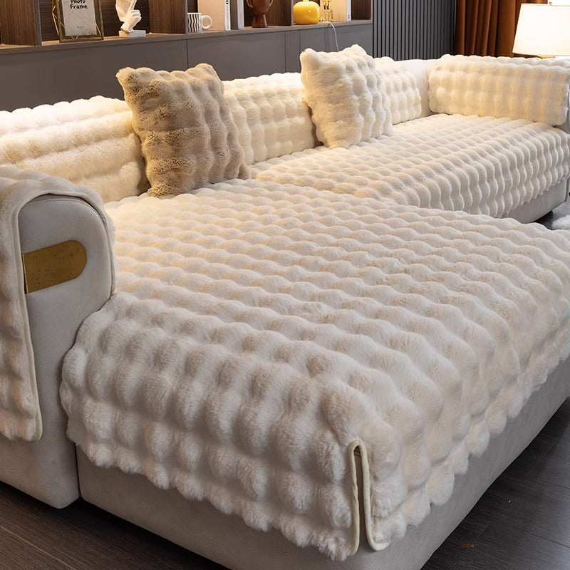 Sofellea - Eleganter Anti-Rutsch-Sofa-Bezug mit gesteppter Textur