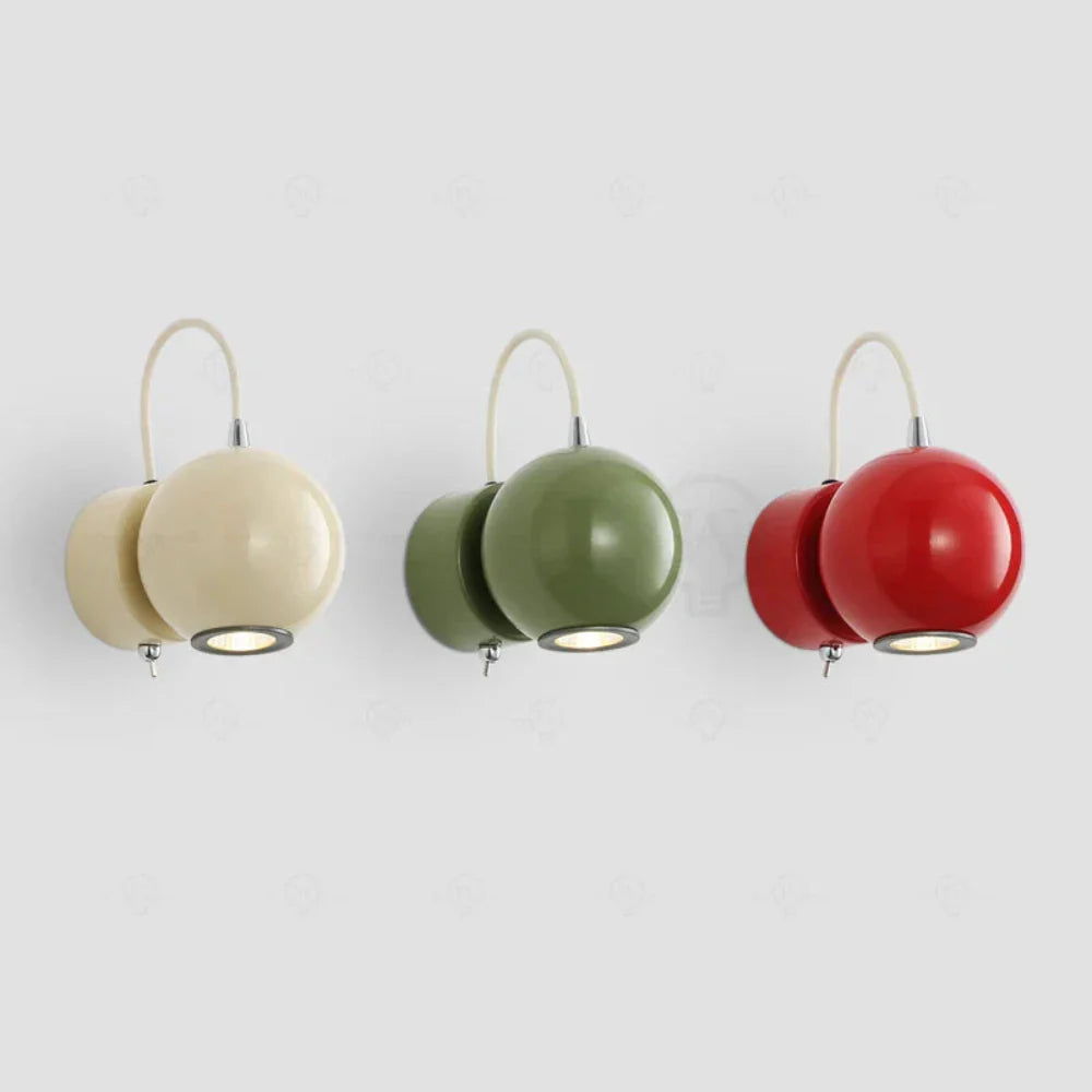 Modern Wall Light Sconce with Elegant Sphere Design and LED Bulb – Ideal for Bedroom, Living Room, or Hallway 1