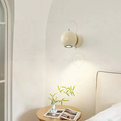 Modern Wall Light Sconce with Elegant Sphere Design and LED Bulb – Ideal for Bedroom, Living Room, or Hallway 2