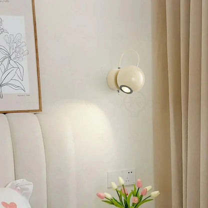Modern Wall Light Sconce with Elegant Sphere Design and LED Bulb – Ideal for Bedroom, Living Room, or Hallway 6