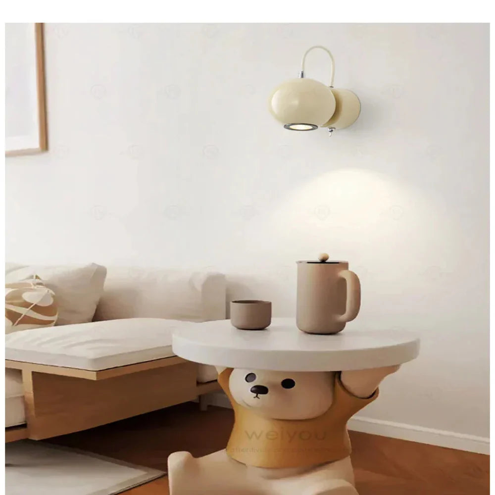 Modern Wall Light Sconce with Elegant Sphere Design and LED Bulb – Ideal for Bedroom, Living Room, or Hallway 7