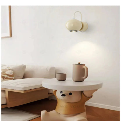 Modern Wall Light Sconce with Elegant Sphere Design and LED Bulb – Ideal for Bedroom, Living Room, or Hallway 7