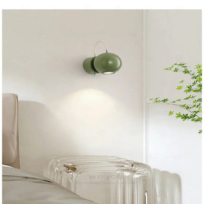 Modern Wall Light Sconce with Elegant Sphere Design and LED Bulb – Ideal for Bedroom, Living Room, or Hallway 8