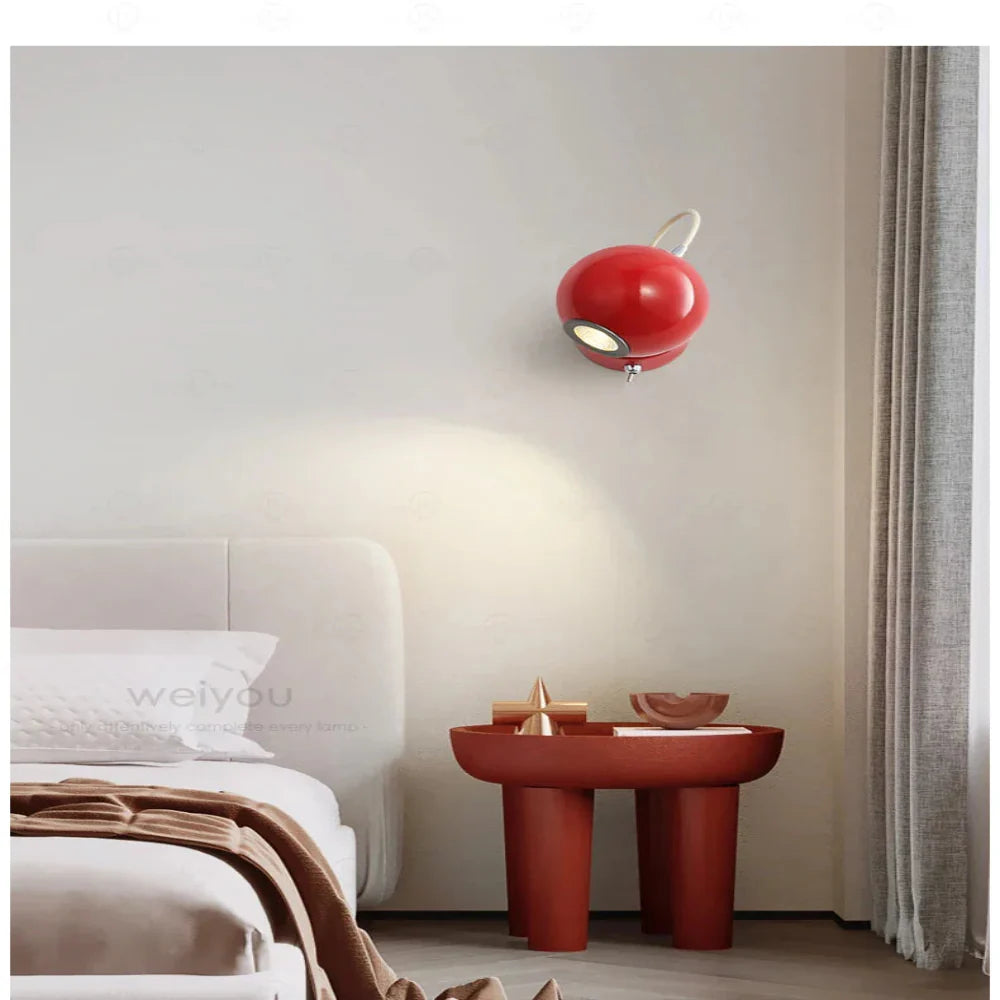 Modern Wall Light Sconce with Elegant Sphere Design and LED Bulb – Ideal for Bedroom, Living Room, or Hallway 9