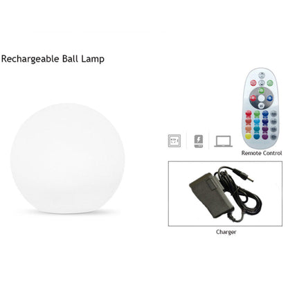 Waterproof RGB LED Garden and Pool Orb Light with Remote Control – Rechargeable Outdoor Decorative Light 7