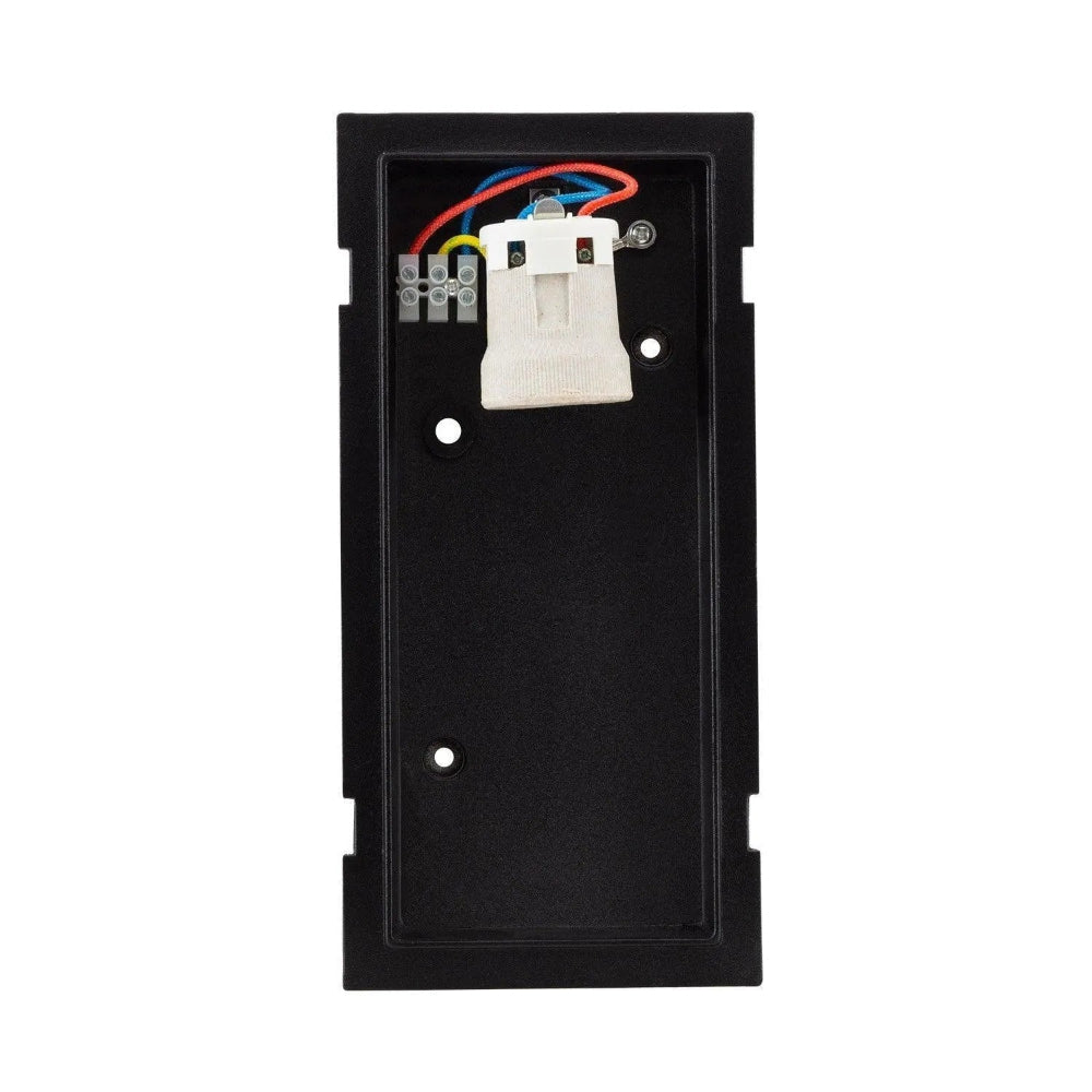 Outdoor Wall Lamp with Soft Light Diffuser – Elegant Black Metal Design for Gardens and Patios 8
