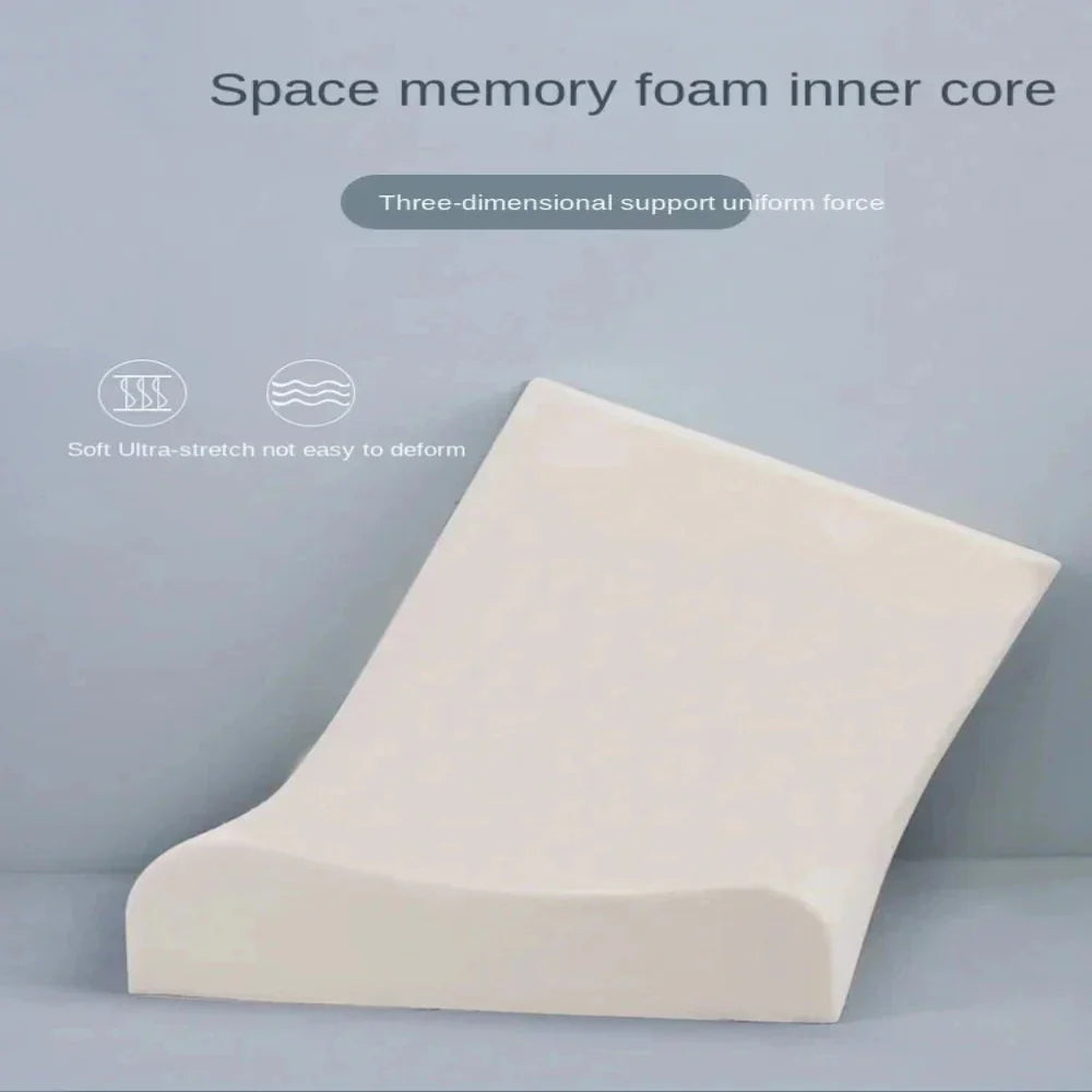 Orthopedic Memory Foam Pillow with Bamboo Cover – Ergonomic Support for All Sleep Positions 10