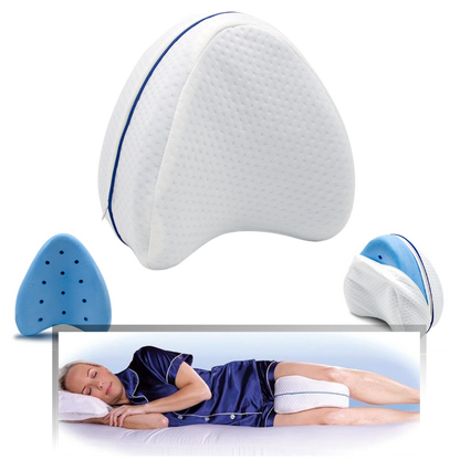 Orthopedic Memory Foam Knee and Leg Pillow for Side Sleepers – Ergonomic Support and Comfort 1