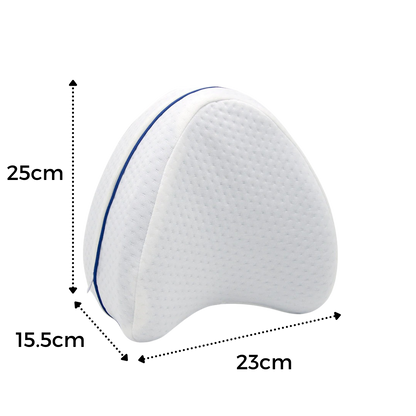 Orthopedic Memory Foam Knee and Leg Pillow for Side Sleepers – Ergonomic Support and Comfort 8