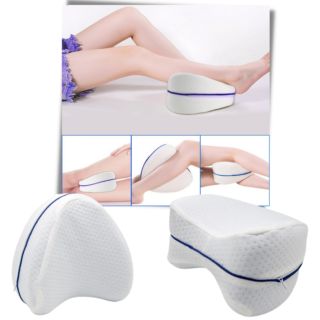 Orthopedic Memory Foam Knee and Leg Pillow for Side Sleepers – Ergonomic Support and Comfort 7