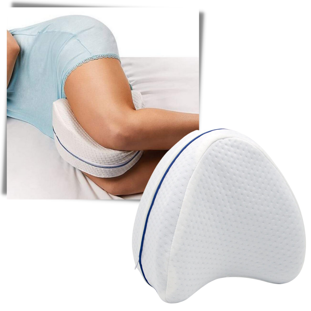 Orthopedic Memory Foam Knee and Leg Pillow for Side Sleepers – Ergonomic Support and Comfort 3