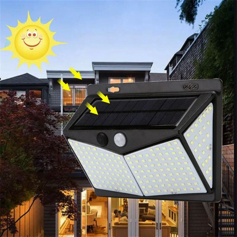Solar Motion Sensor Light with 208 LEDs – Weatherproof Outdoor Security Lighting 6