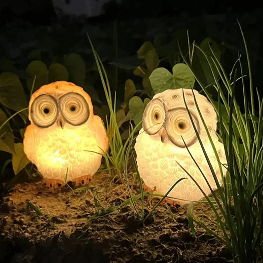 Solar LED Owl Garden Light – Waterproof Outdoor Decoration for Pathways and Patios 1