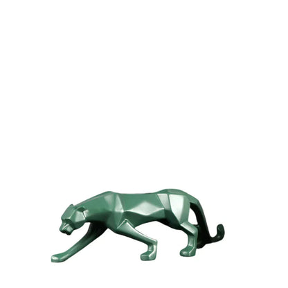 Geometric Panther Sculpture in Durable Resin – Modern Art Décor for Home and Office 15