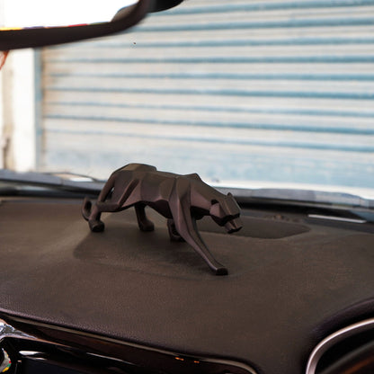 Geometric Panther Sculpture in Durable Resin – Modern Art Décor for Home and Office 4