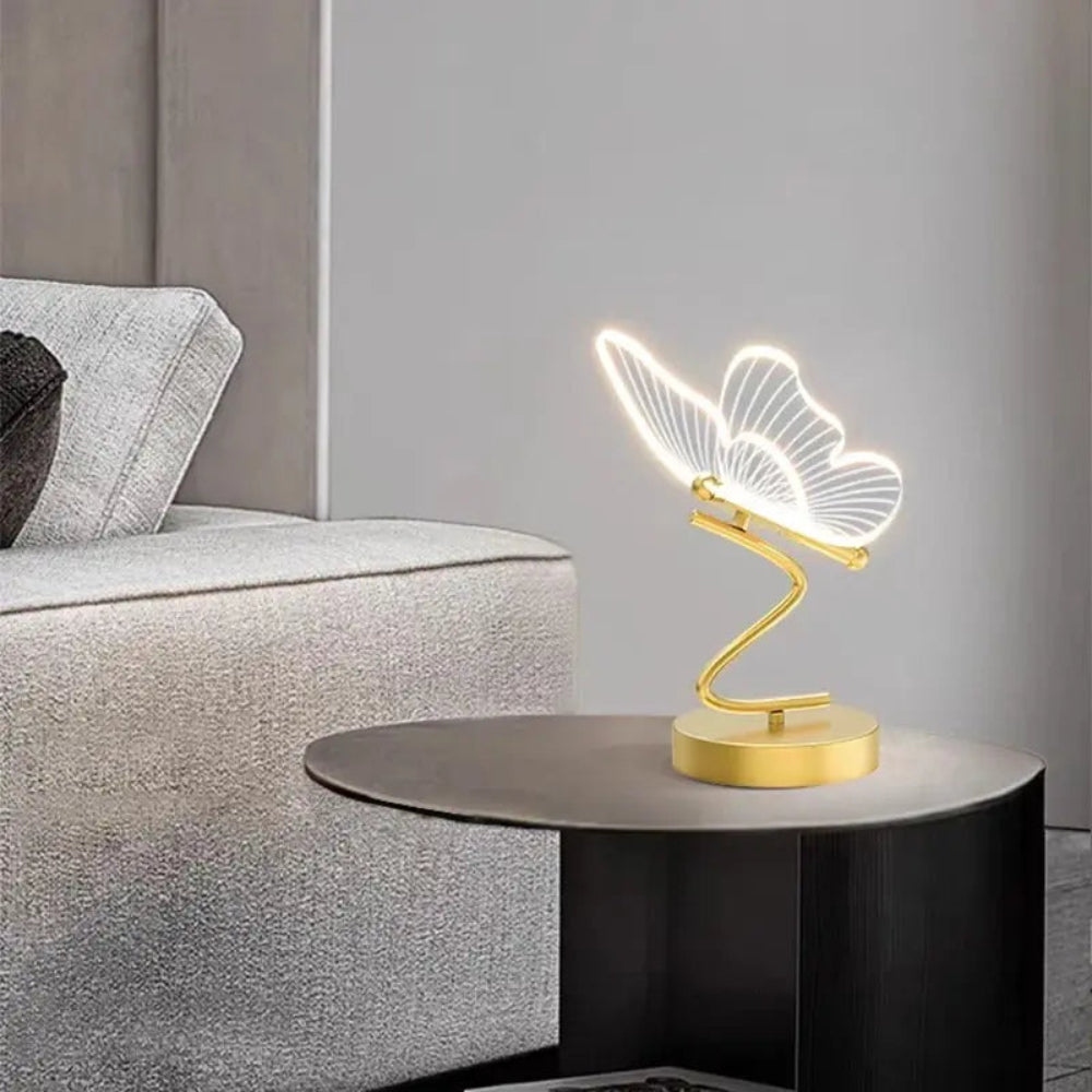 Sculptural Butterfly LED Table Lamp – Modern Luxury Design for Elegant Home Decor 3