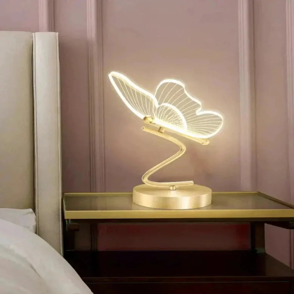 Sculptural Butterfly LED Table Lamp – Modern Luxury Design for Elegant Home Decor 5