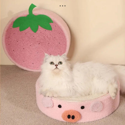 3-in-1 Cat Bed and Scratching Lounge – Cozy Activity Station with Durable High-Density Sisal Surface for Cats 1