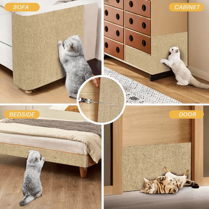 Durable Cat Scratching Mat - Multi-Functional Cat Scratch Pad and Rug for Furniture Protection and Play, Lightweight and Easy to Store 2