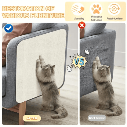 Durable Cat Scratching Mat - Multi-Functional Cat Scratch Pad and Rug for Furniture Protection and Play, Lightweight and Easy to Store 3