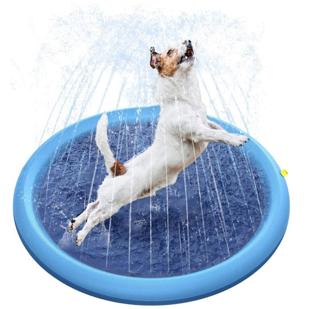 Inflatable Water Play Pool for Dogs and Kids – Durable PVC Summer Fun 3