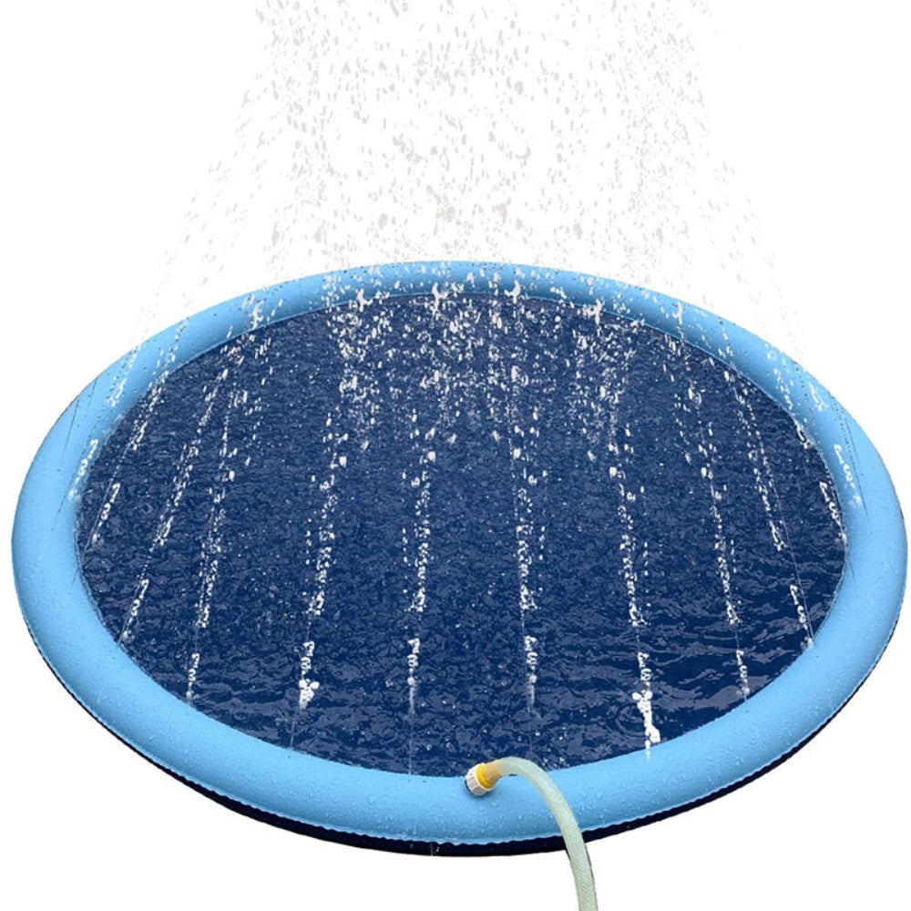 Inflatable Water Play Pool for Dogs and Kids – Durable PVC Summer Fun 5